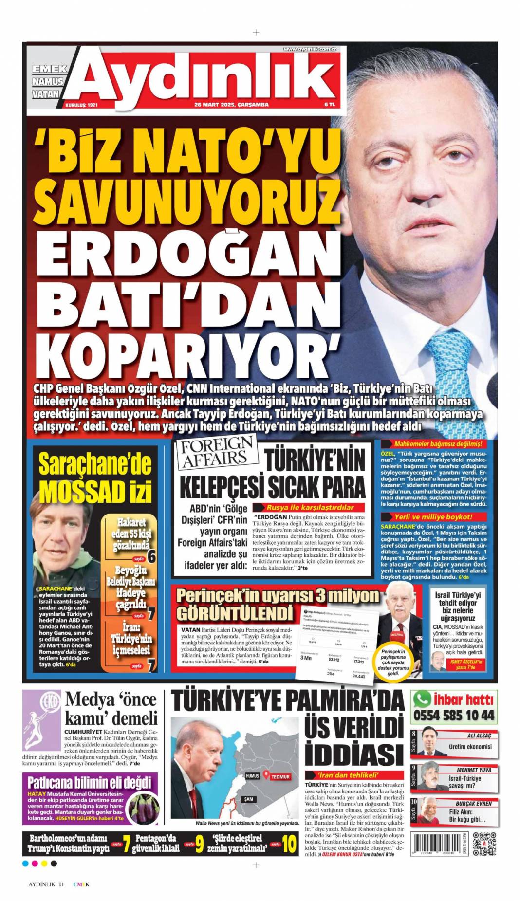 CHP'de 28 Şubat hortladı! 26 Mart Çarşamba 2025 gazete manşetleri... 7