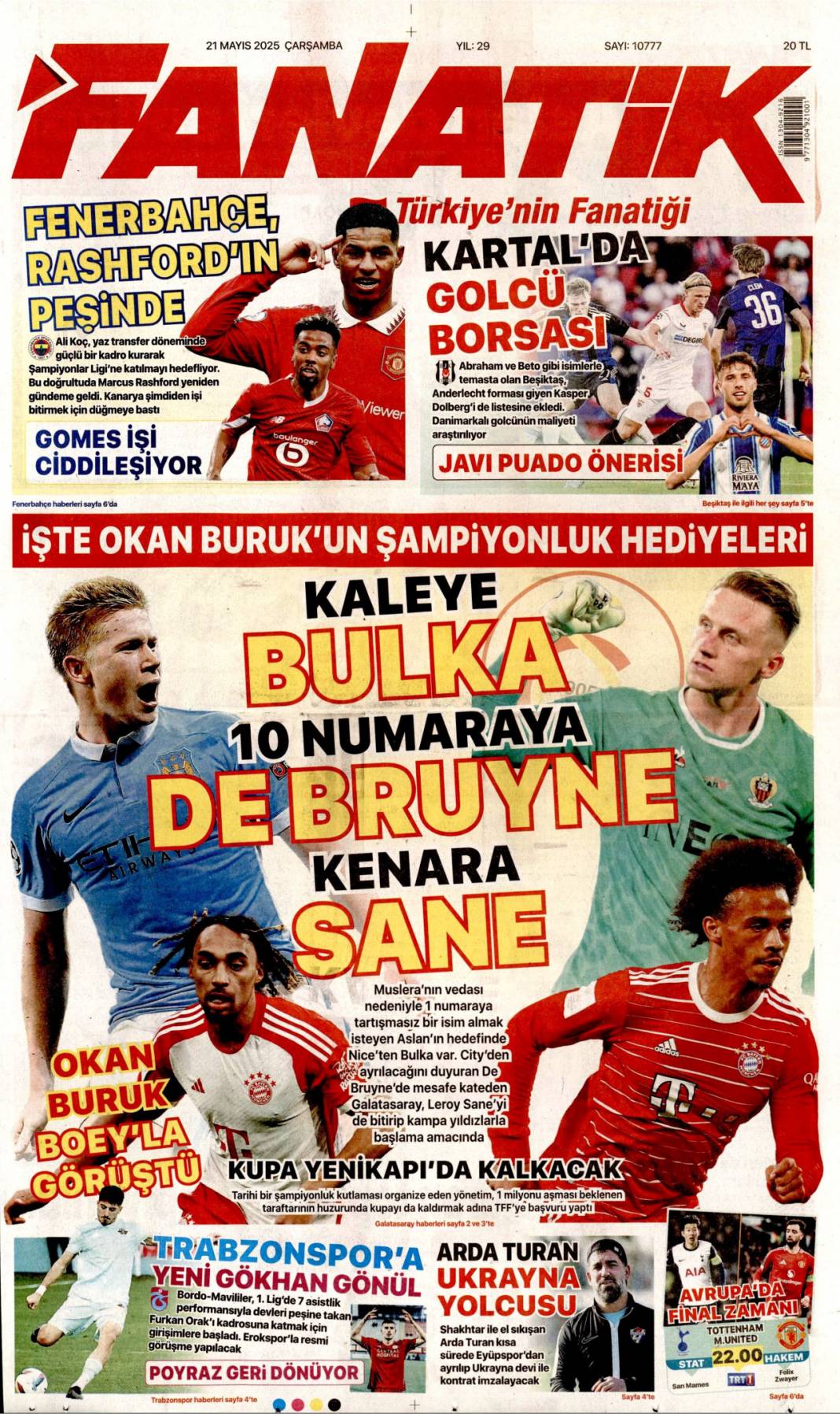 İnsanlık nerede? İsrail'i kim durduracak? 21 Mayıs 2025 gazete manşetleri 17