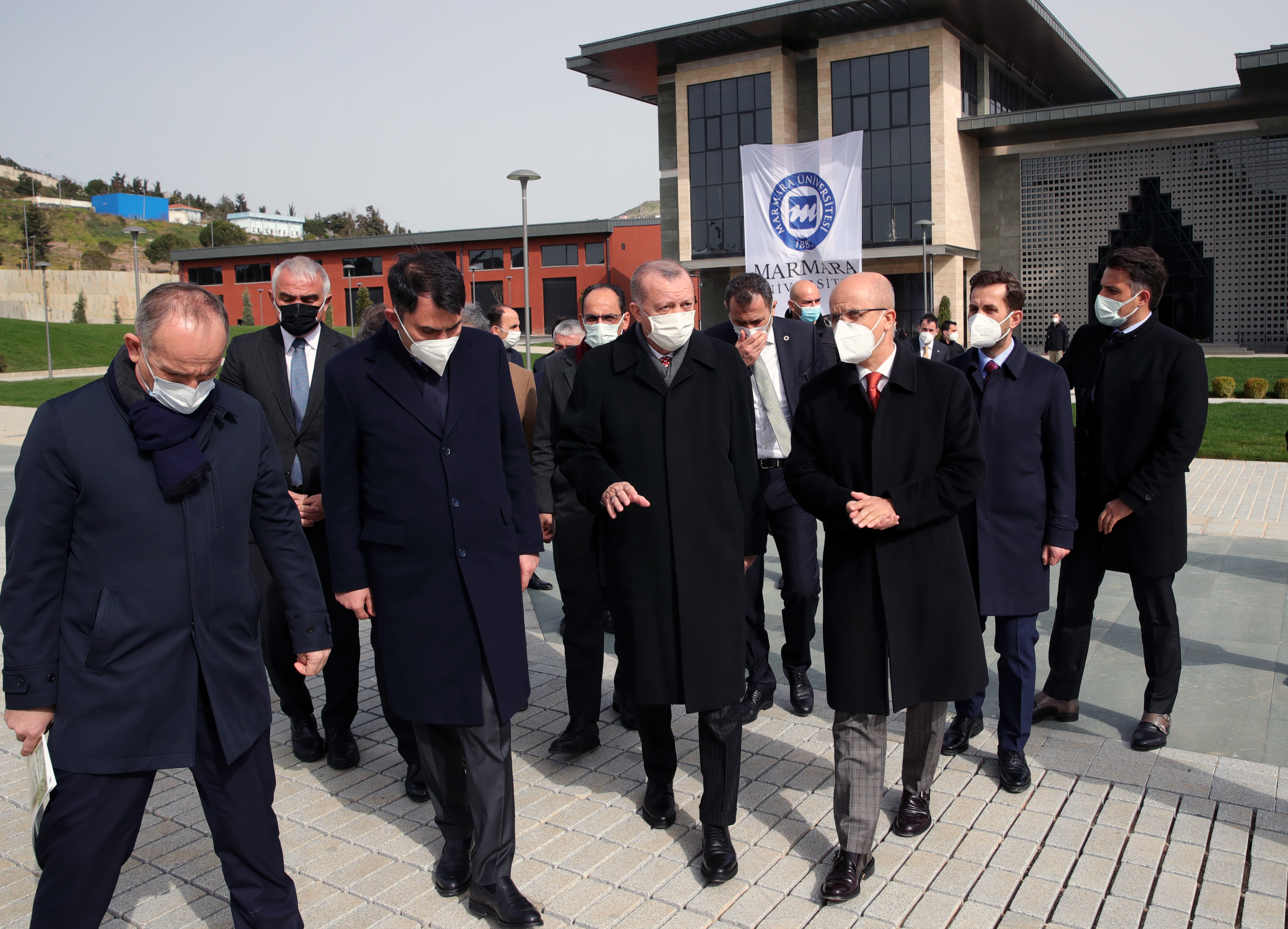 Külliye inşaatında inceleme! Cumhurbaşkanı'ndan, Marmara Üniversitesi Recep Tayyip Erdoğan Külliyesi ziyareti