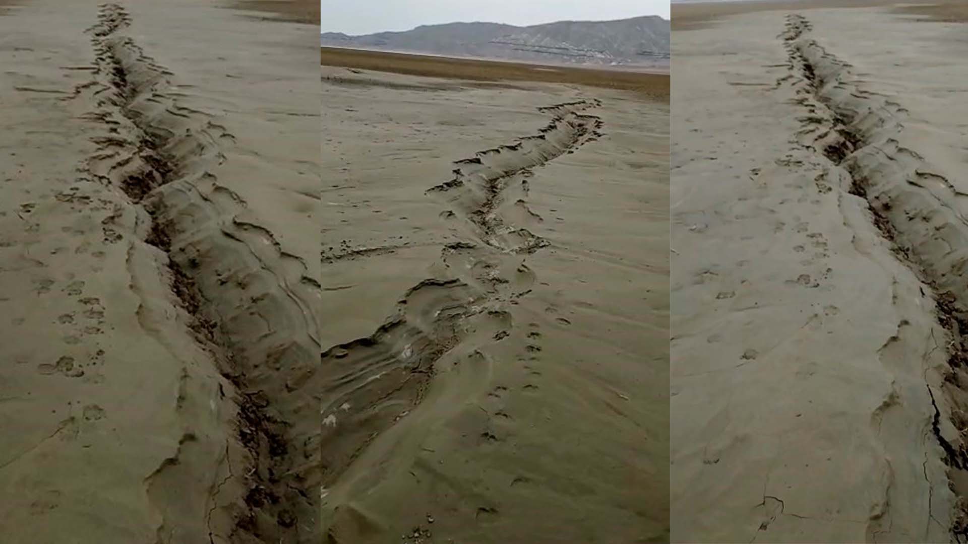 Elazığ'daki 4.7'lik deprem yarıklar oluşturdu! Fay hattı sıvılaştı!