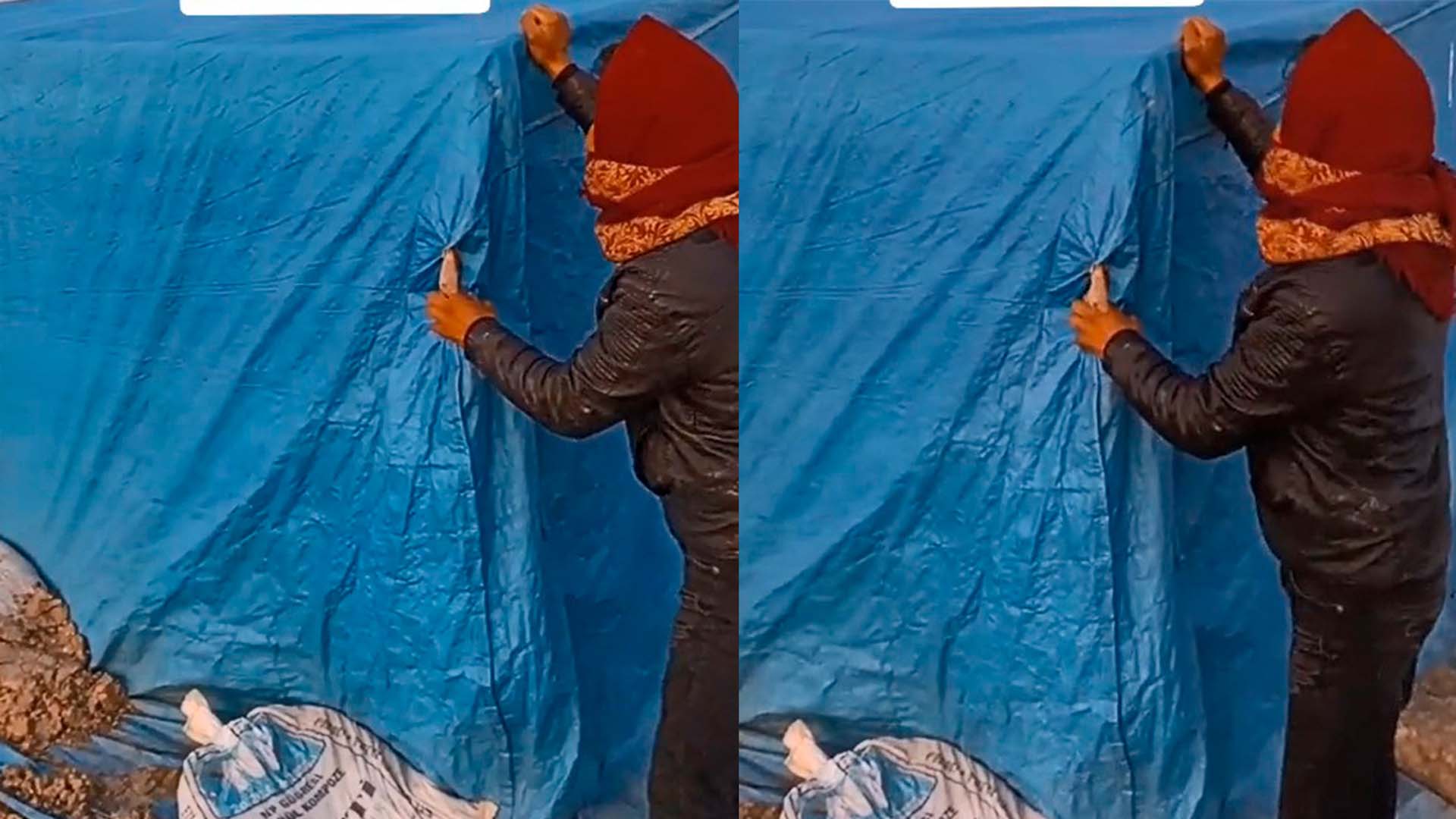 Deprem oluyor zannettiler! Suriyeliler, insanlıktan çıktı: Depremzedeleri korkutmak için çadırı salladılar!