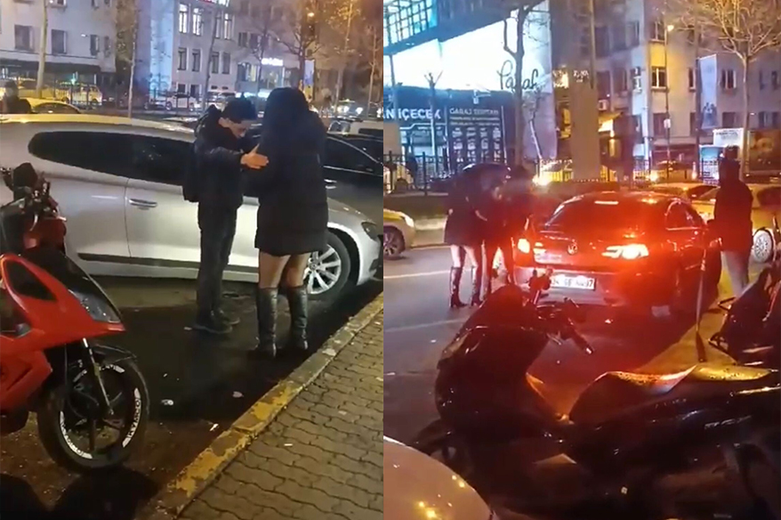 Beyoğlu’nda "laf atma" kavgası: Kadın ortalığı birbirine kattı