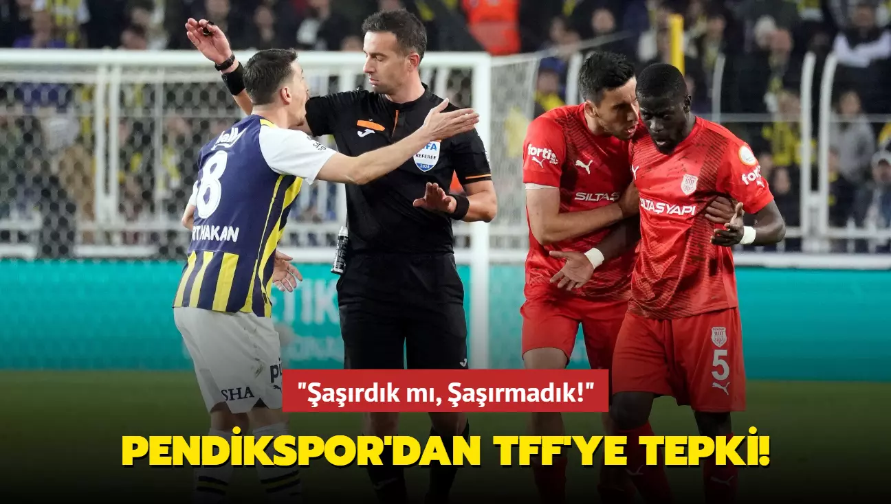 Kadıköyde yaşanan rezalet sonrası Pendikspor'dan TFF'ye çok sert tepki! ''Şaşırdık mı, Şaşırmadık!''