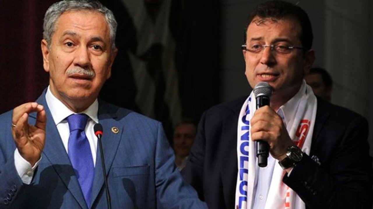 Bülent Arınç, İmamoğlu'nu makamında ziyaret etti