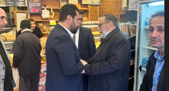 AK Parti Kartal İlçe Başkanı Haydar Göksoy, kartalı adım adım gezmeye devam ediyor