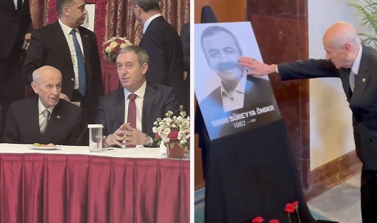 Bahçeli, 99 gün sonra TBMM'de: Sırrı Süreyya Önder'in fotoğrafına dokunup rahmet diledi