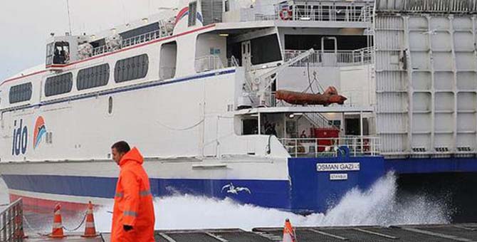 İstanbullular Dikkat : İdo Seferleri İptal