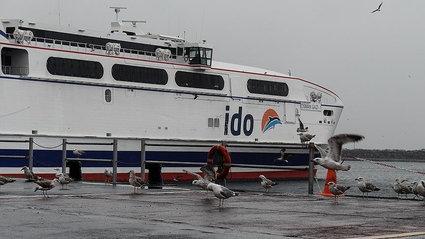 İDO ve Şehir Hatlarının bazı seferleri iptal edildi