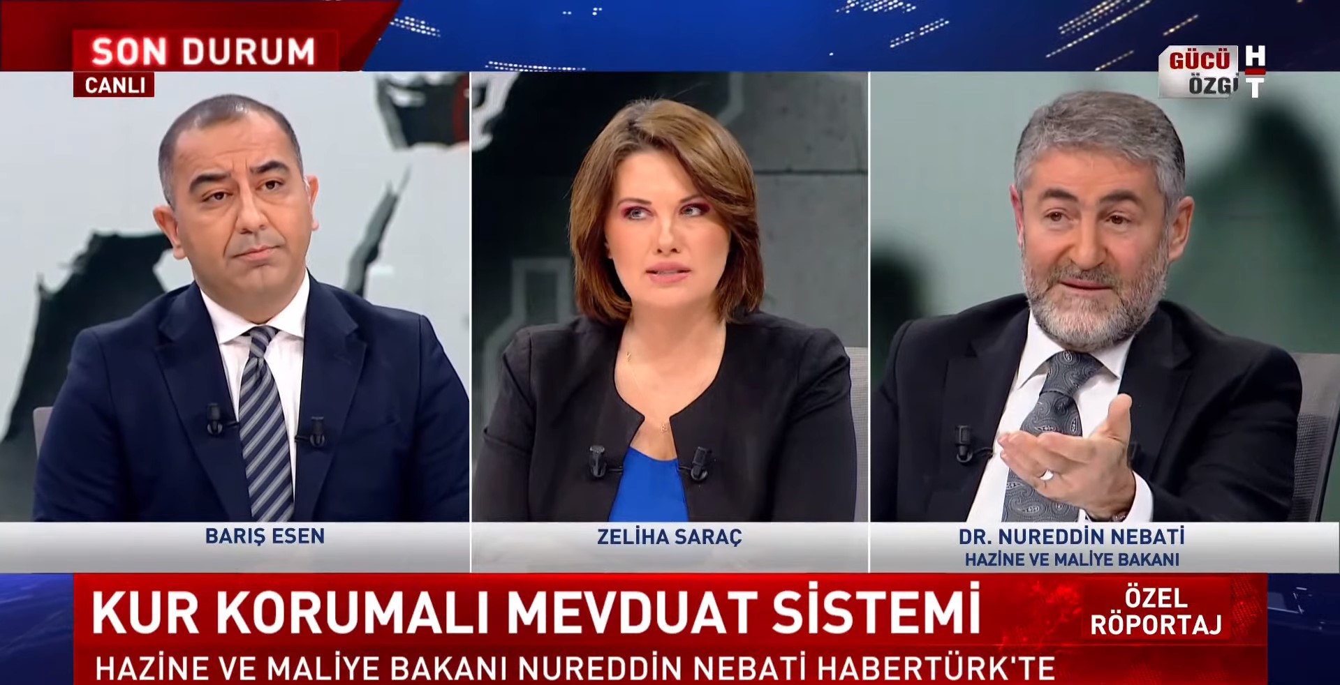 Bakan Nebati, Habertürk - Bloomberg TV ortak yayında konuştu! Tek haneli enflasyon için tarih verdi