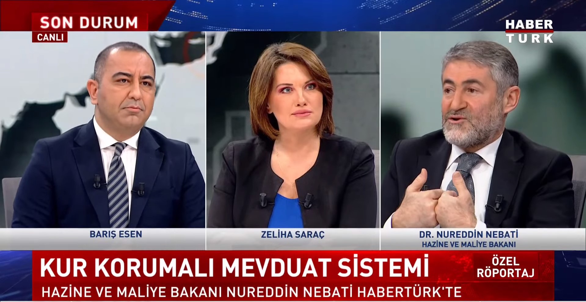 Bakan Nebati, Habertürk - Bloomberg TV ortak yayında konuştu! Tek haneli enflasyon için tarih verdi